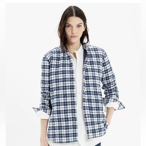 Penfield x Madewell Plaid Quilted Jacket Shirt